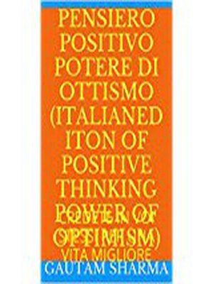cover image of Pensee Positive, Power of Optimism French Edition Positive Thinking Power of Optimism